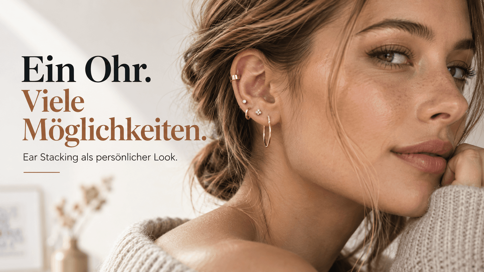 Ear Stacking: Warum mehrere Ohrringe zum eigenen Look werden