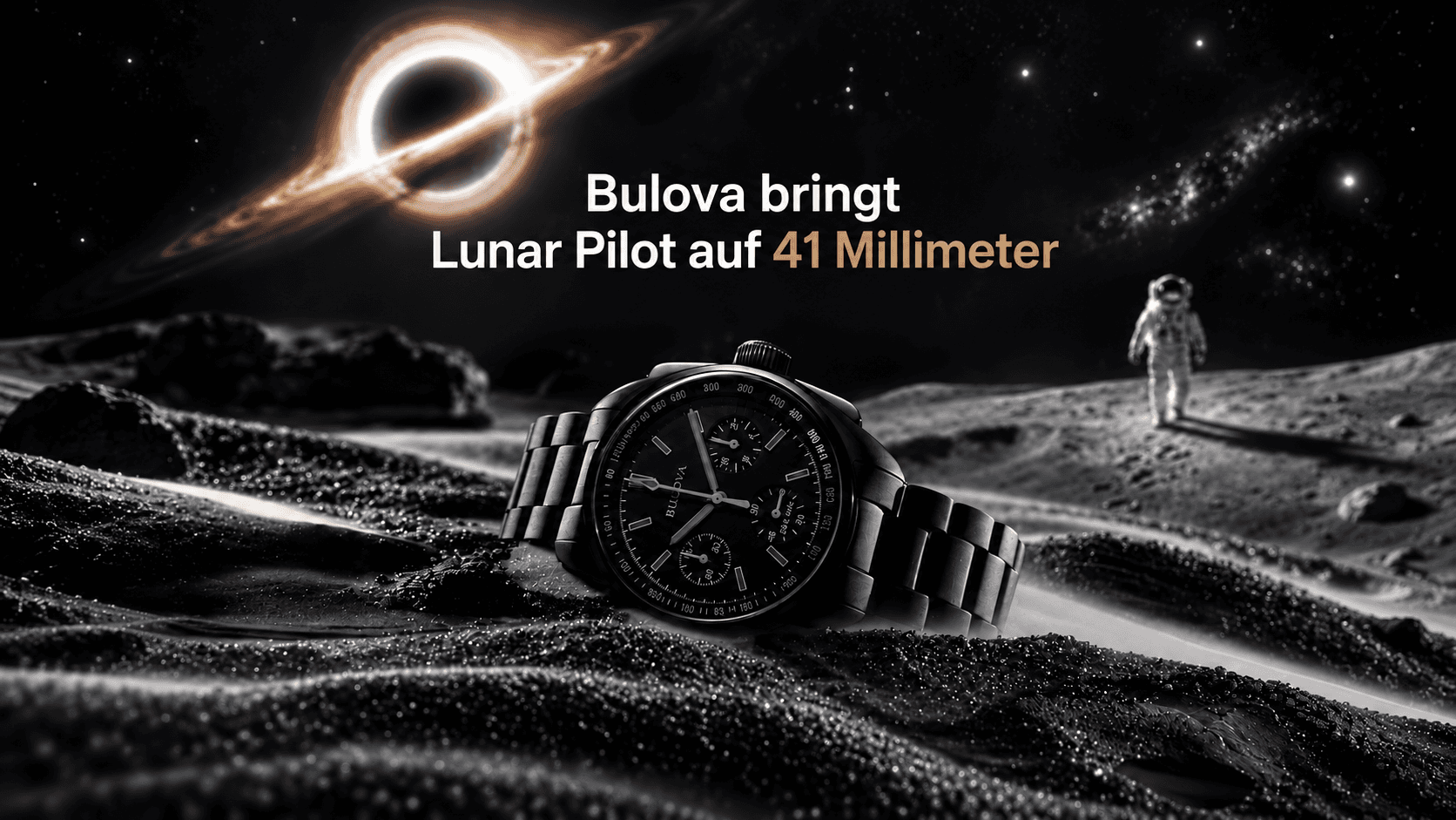 Bulova bringt die Monduhr auf 41 Millimeter