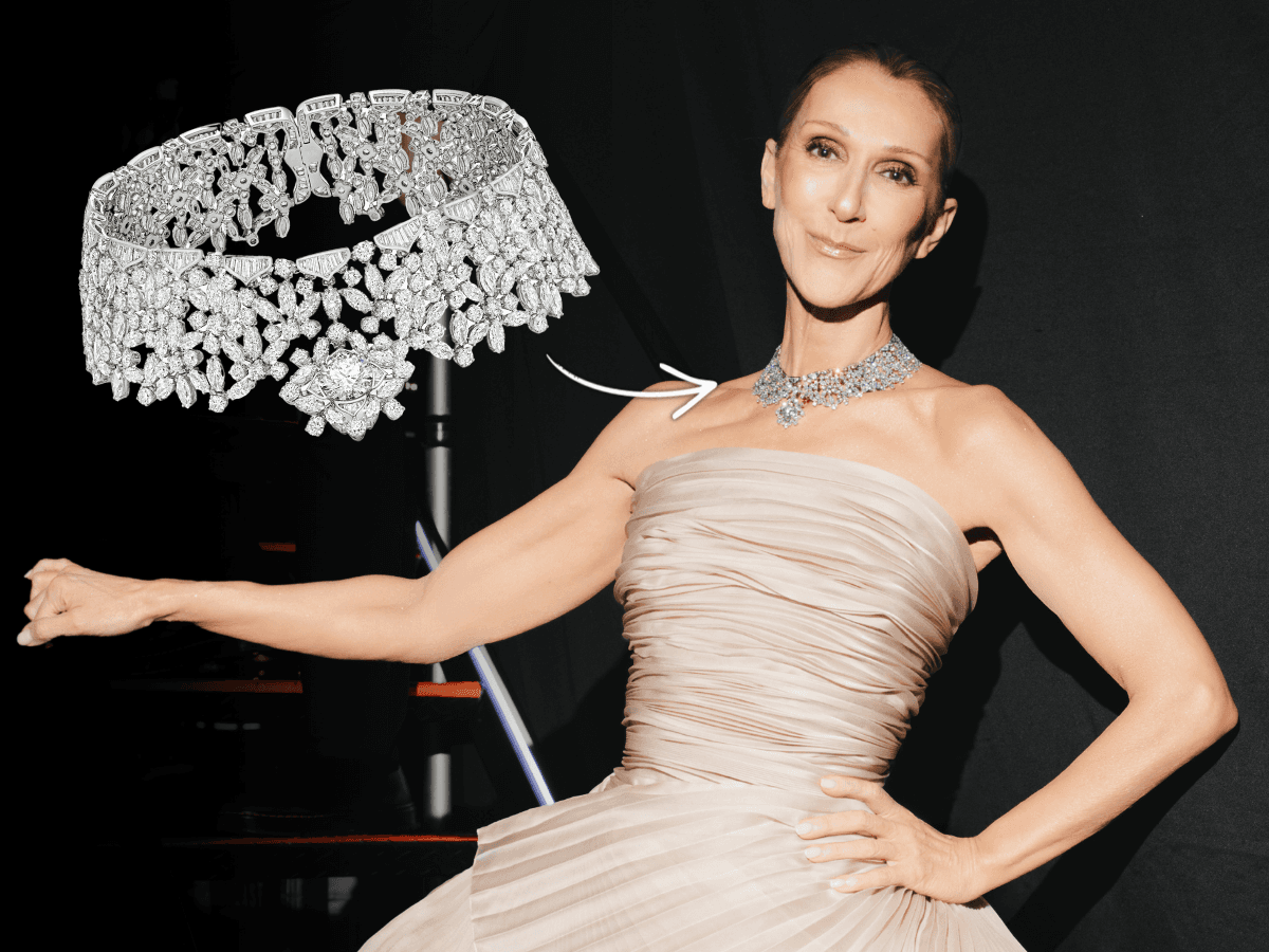 Mehr als 140 Karat am Hals: Céline Dion funkelt in Paris