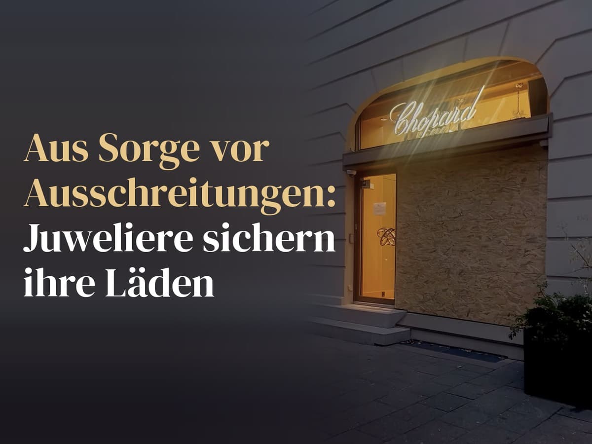 Jugendproteste: Wempe schließt bundesweit, Juweliere sichern Geschäfte