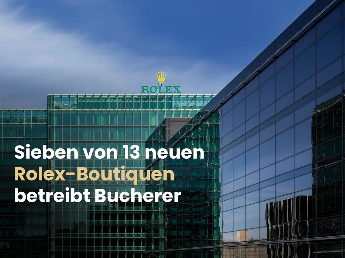 Rolex-Boutiquen: Bucherer eröffnet 2026 mehr als die Hälfte