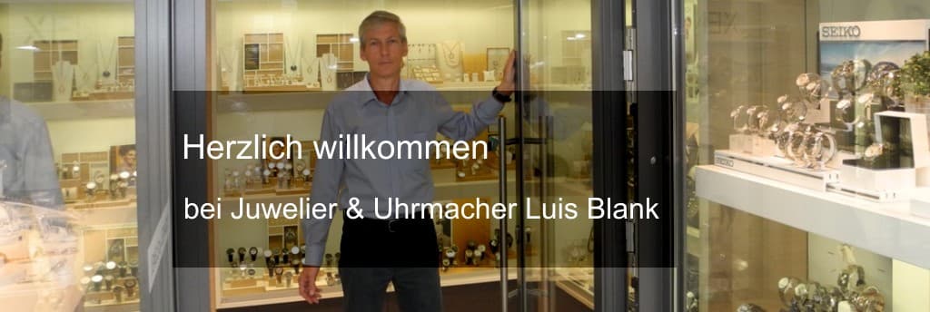 Juwelier & Uhrmachermeister Luis Blank e. Kfm. – Einblick ins Geschäft
