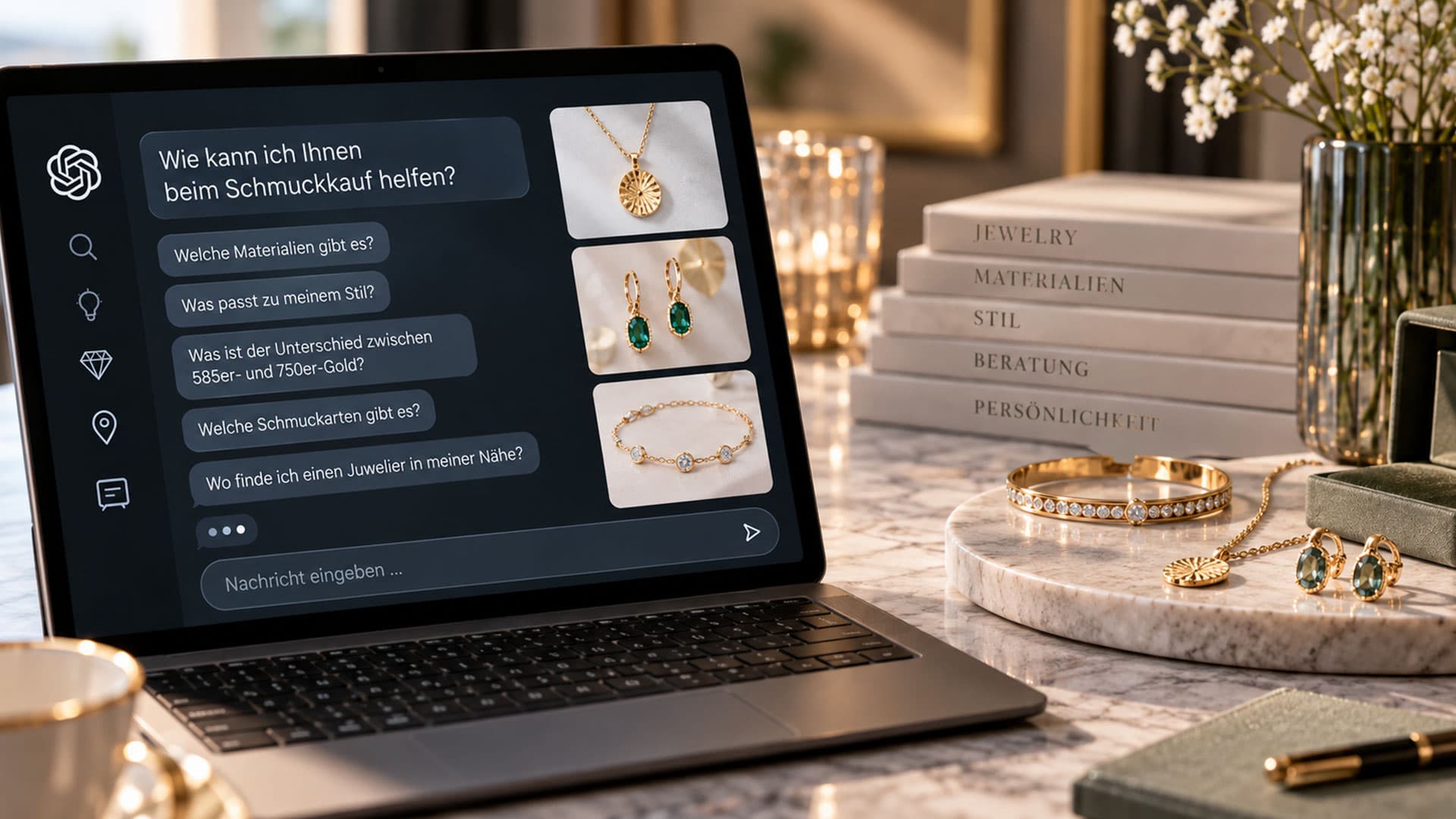 Schmuck mit KI suchen: Wie Chatbots den Einkauf verändern