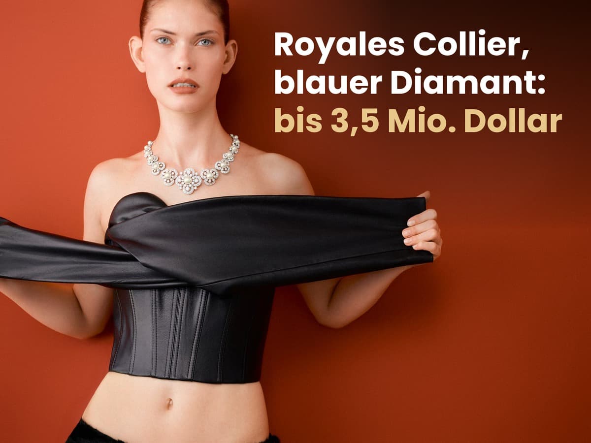 Phillips versteigert royales Collier und blauen Diamanten