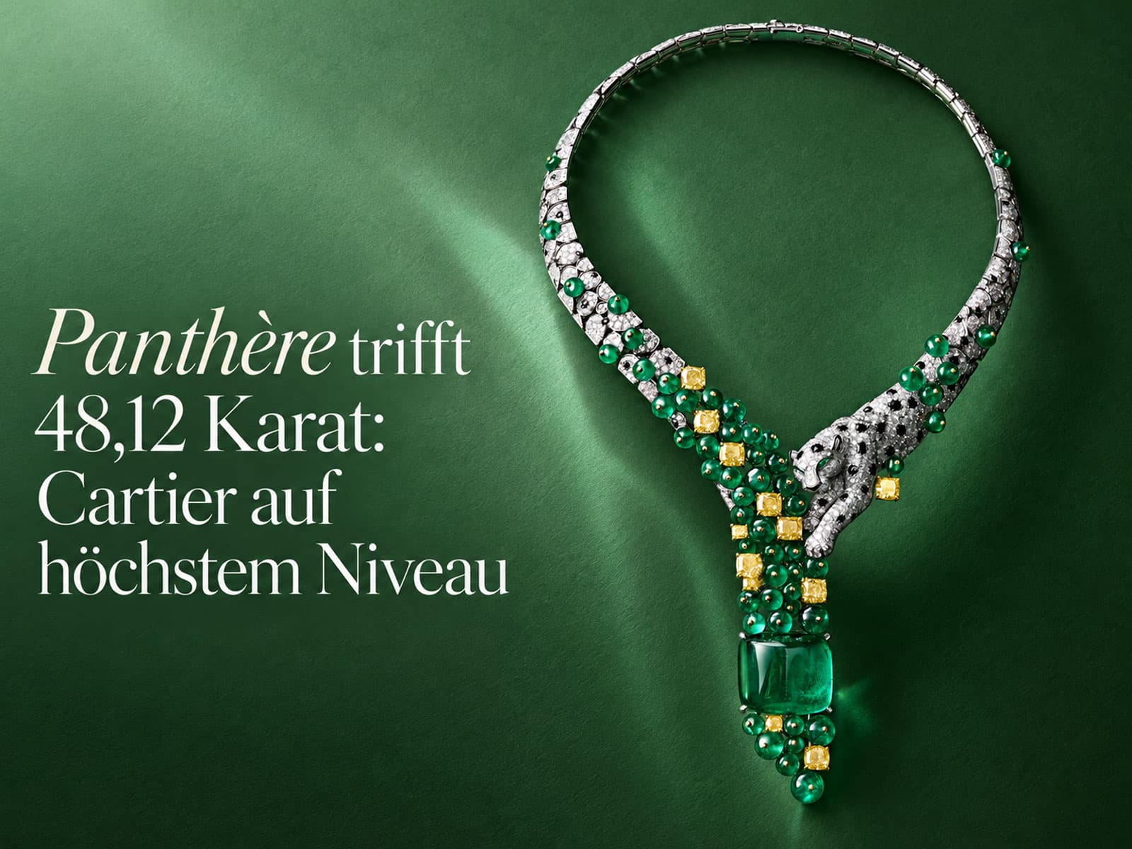 Panthère trifft 48,12 Karat: Cartier auf höchstem Niveau