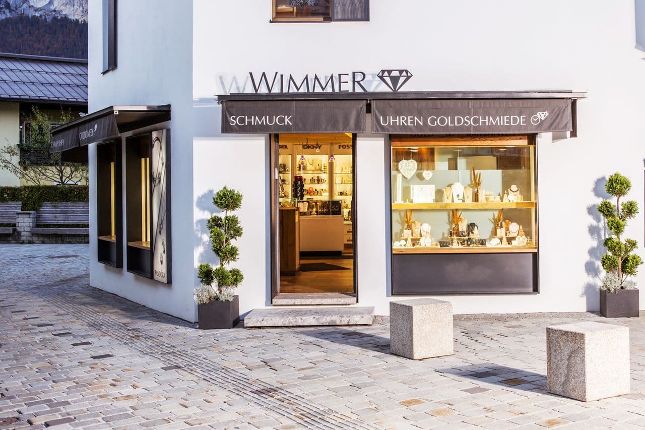 Juwelier Wimmer St. Johann – Außenansicht