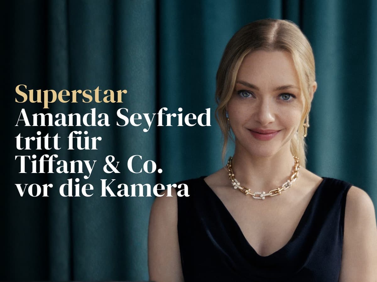 Amanda Seyfried wird Gesicht von Tiffany's Weihnachtskampagne