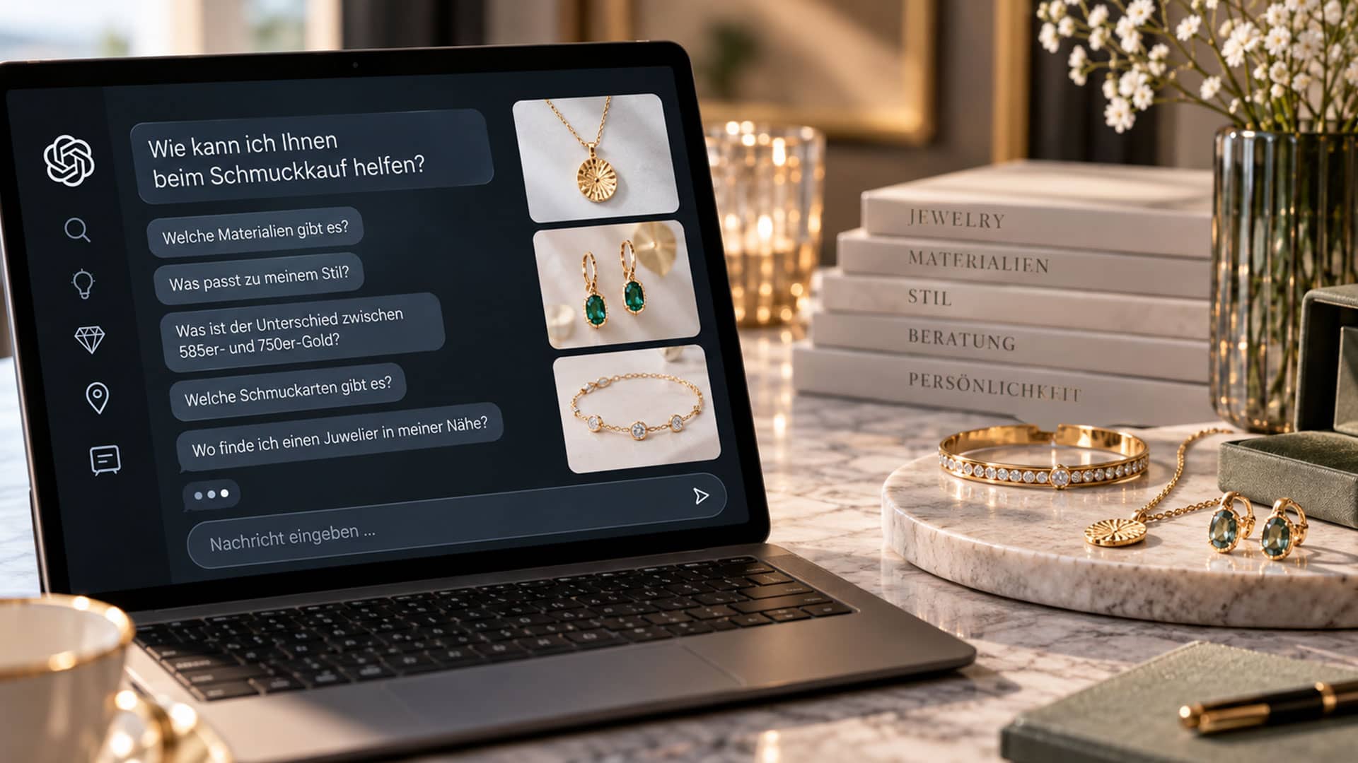 Schmuck mit KI suchen: Wie Chatbots den Einkauf verändern