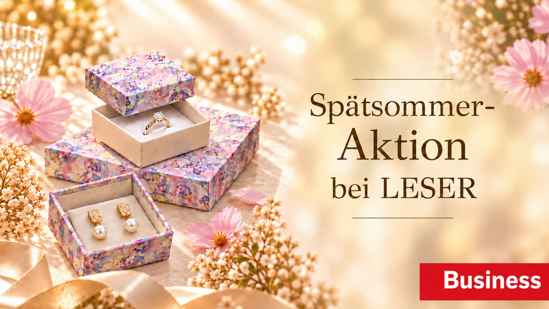 Spätsommer-Aktion bei LESER: 50 Prozent sparen auf drei wunderbare Serien